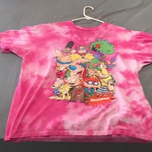 Nickelodeon Rugrats Tie Dye T Shirt XL Pre Owned